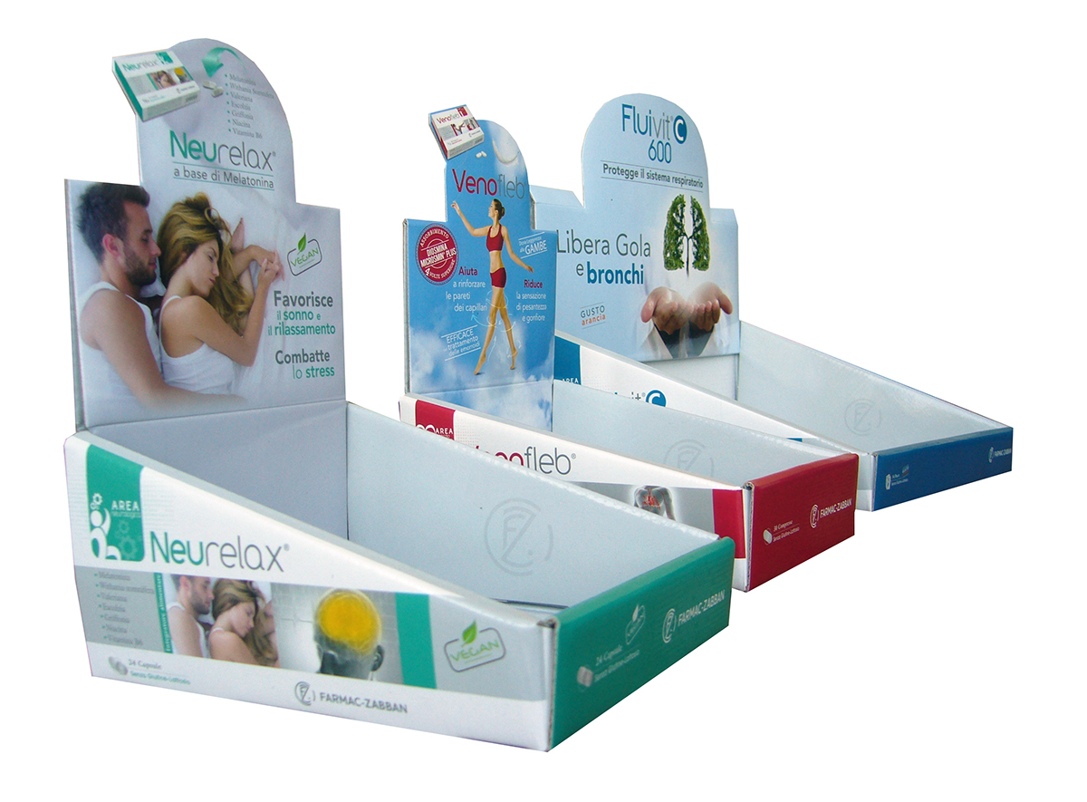 counter cardboard display stands