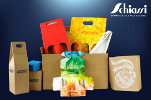 packaging personalizzati colorati decorati